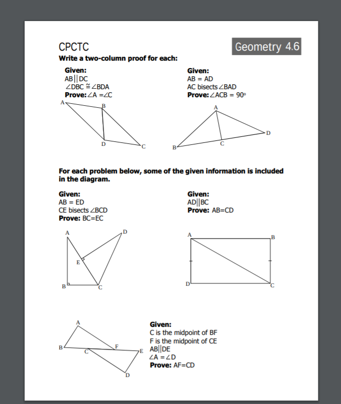 proof geometry