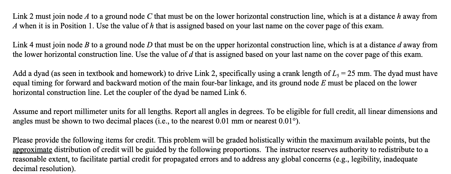 PROBLEM 2: PLANAR MECHANISM KINEMATICS [20 points] | Chegg.com
