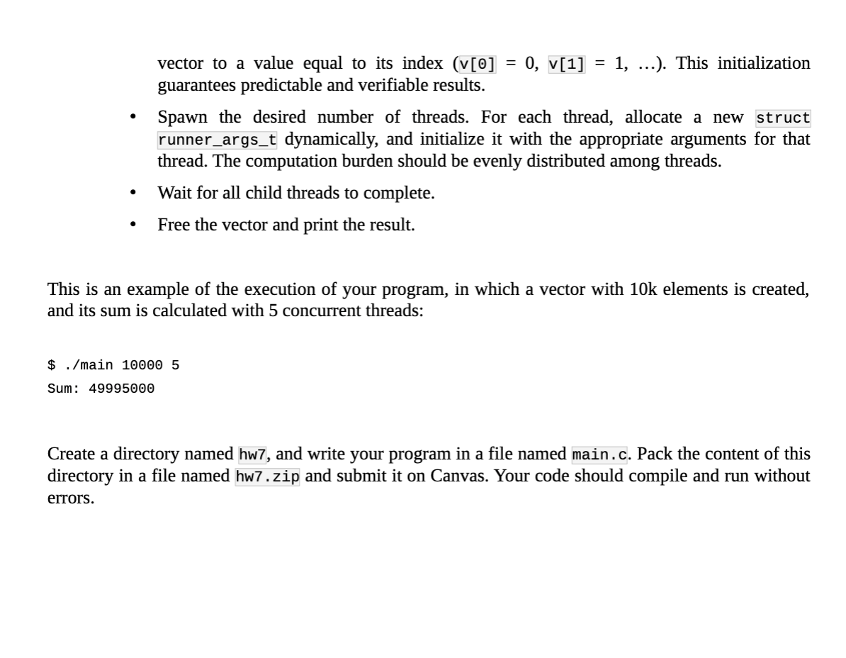 Question 1 (10 pt.) The goal of this assignment is | Chegg.com