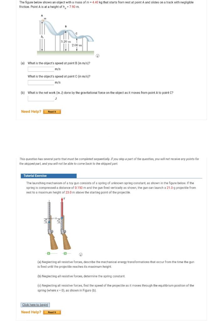 Solved The figure below shows an object with a mass of m = | Chegg.com 