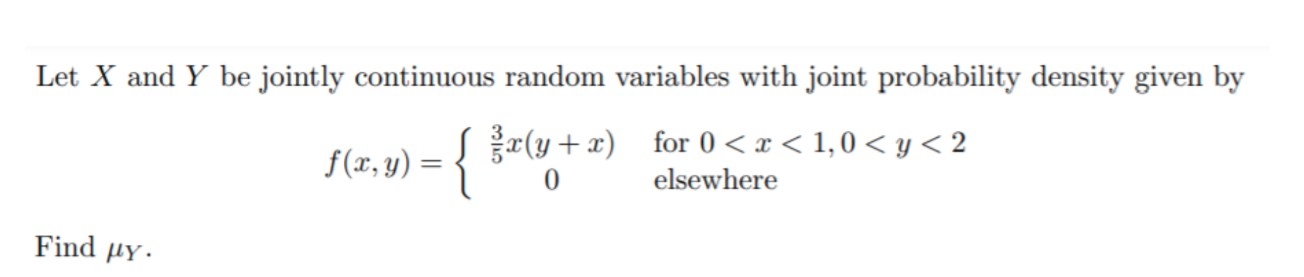 Solved Let X and Y be jointly continuous random variables | Chegg.com