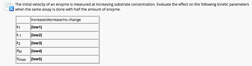 Solved The initial velocity of an enzyme is measured at | Chegg.com