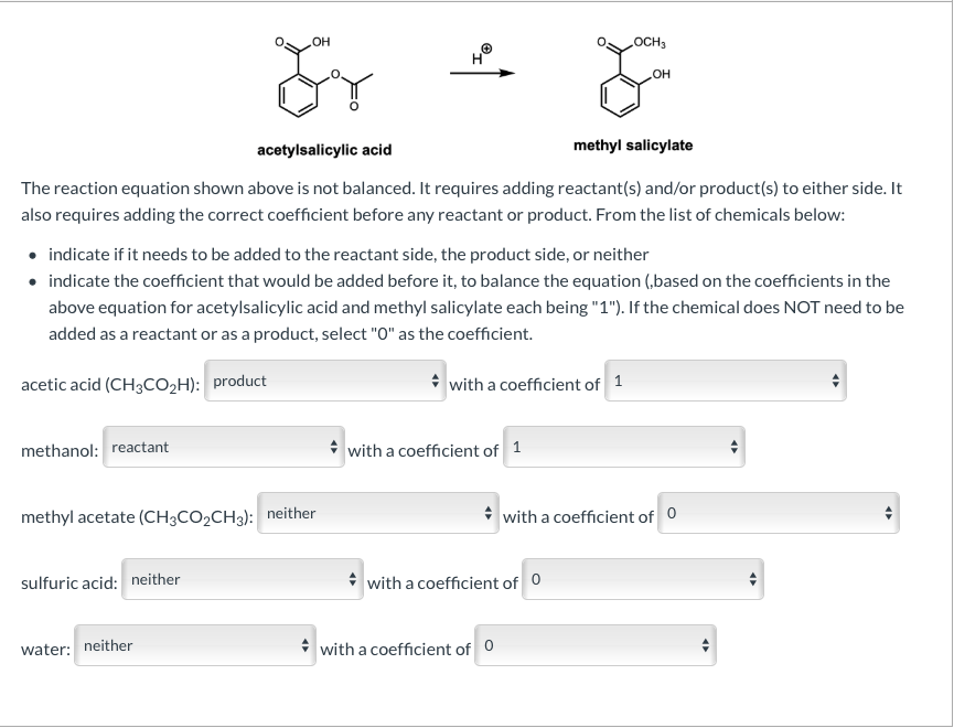 Solved OOCH3 OH acetylsalicylic acid methyl salicylate The | Chegg.com