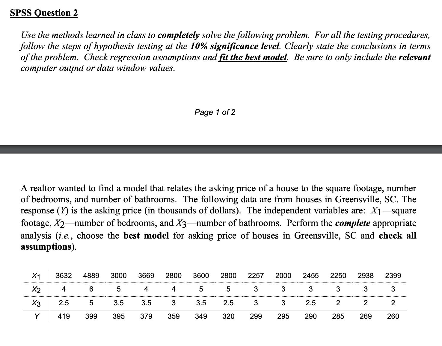 Use the methods learned in class to completely solve | Chegg.com