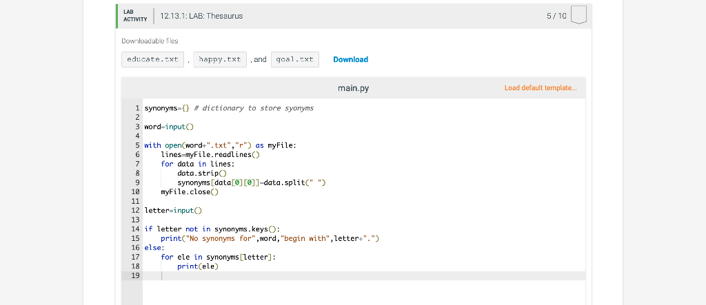 solved-12-13-lab-thesaurus-given-a-set-of-text-files-chegg