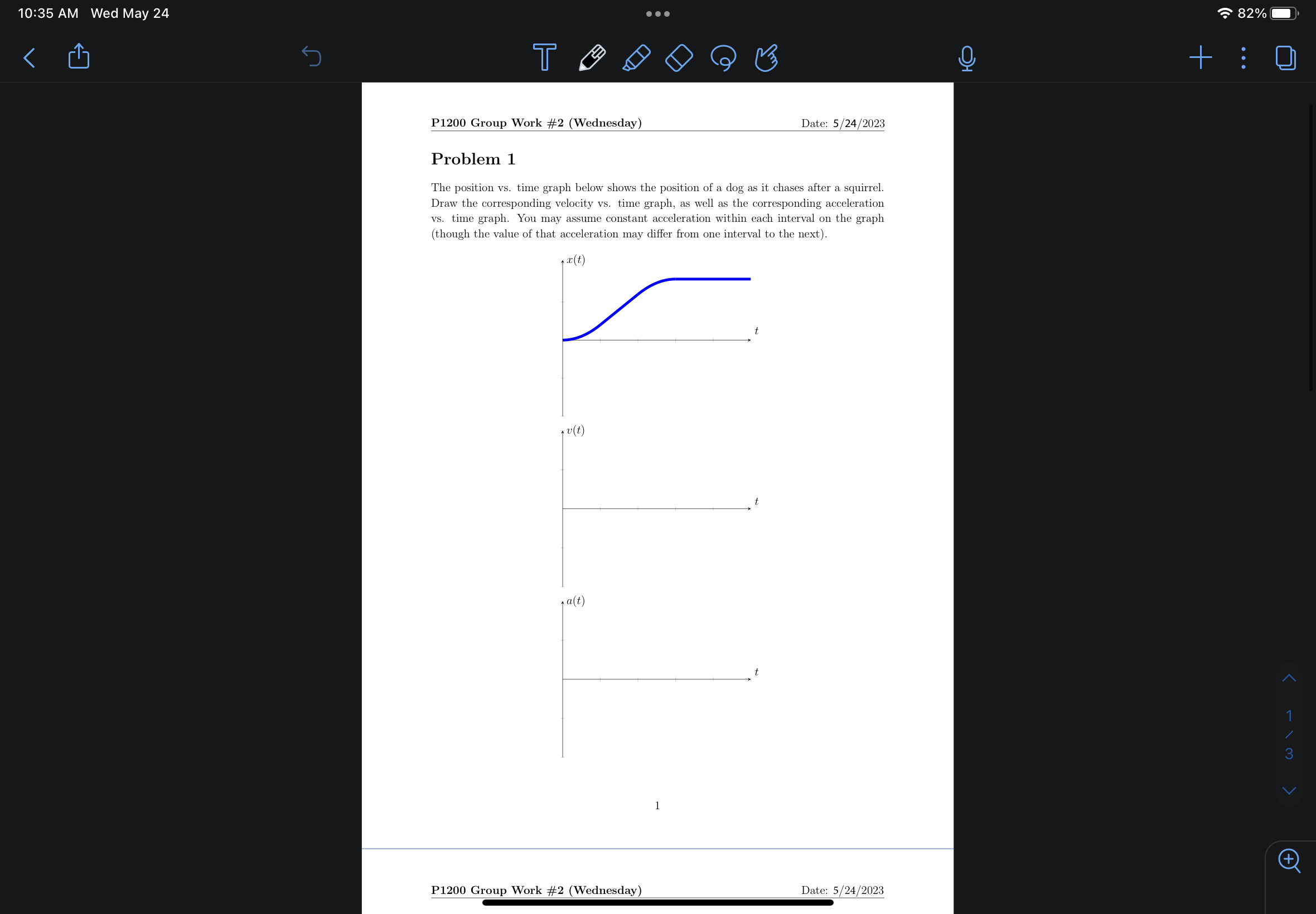 solved-the-position-vs-time-graph-below-shows-the-position-chegg