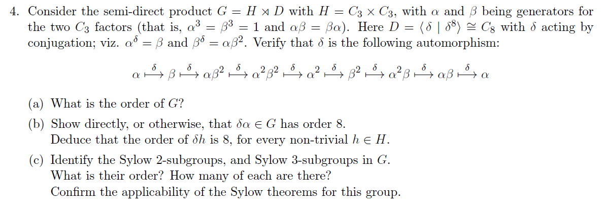 Solved A Order Of G 72 B How Do I Show When I Show Chegg Com