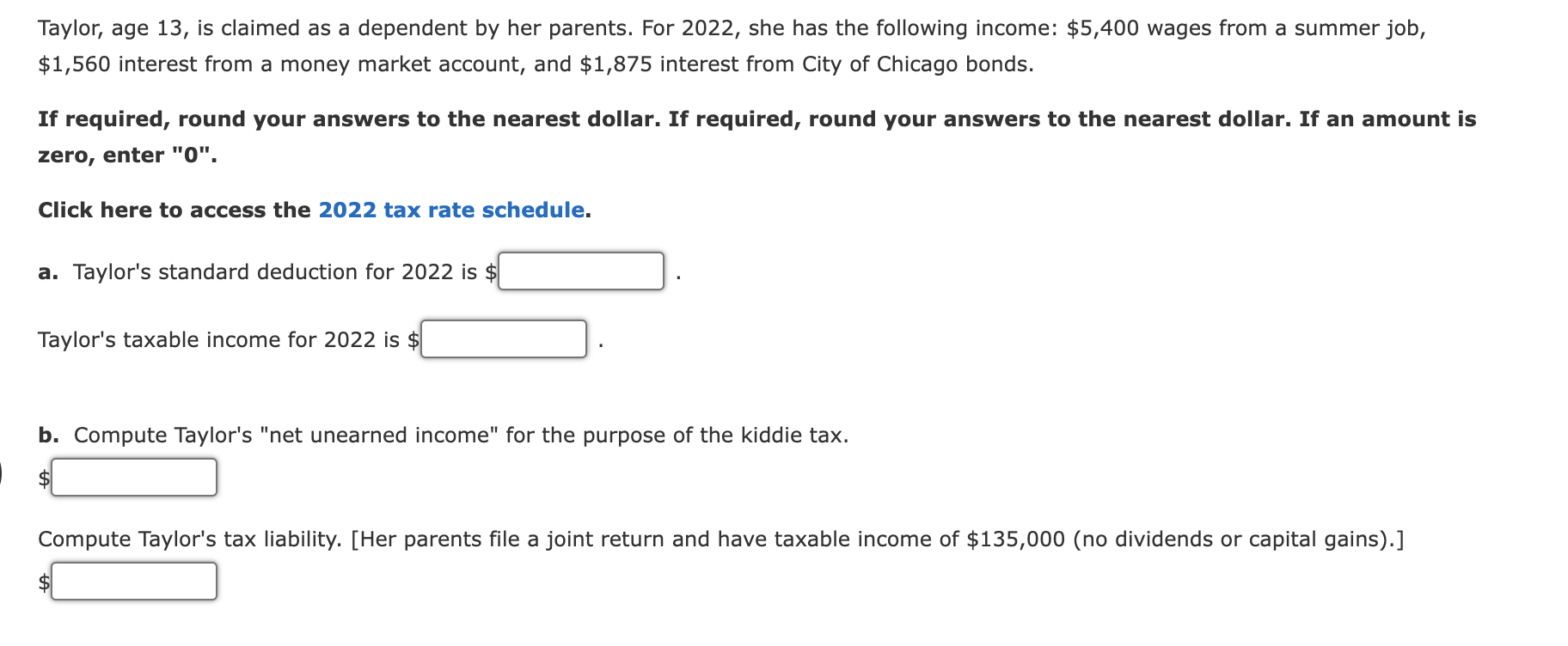 solved-taylor-age-13-is-claimed-as-a-dependent-by-her-chegg