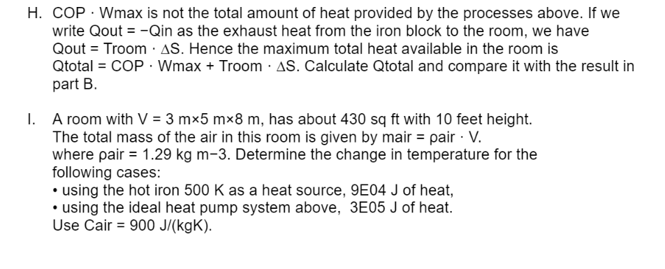 Solved Do every part, but I really need help with parts E,H, | Chegg.com