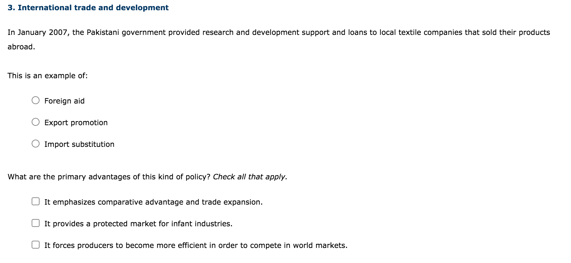 Solved 1. Comparing Developed And Developing Countries | Chegg.com