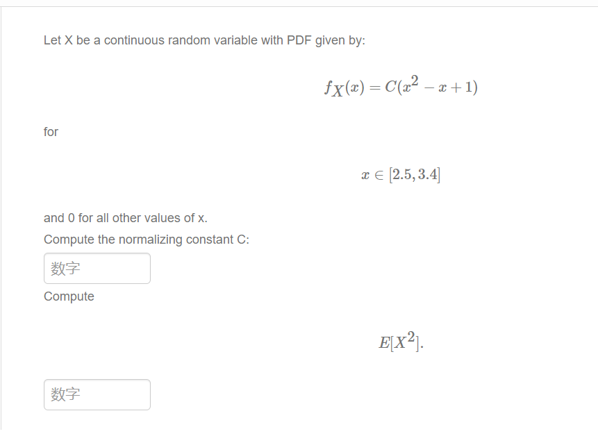 Solved Let X Be A Continuous Random Variable With PDF Given | Chegg.com