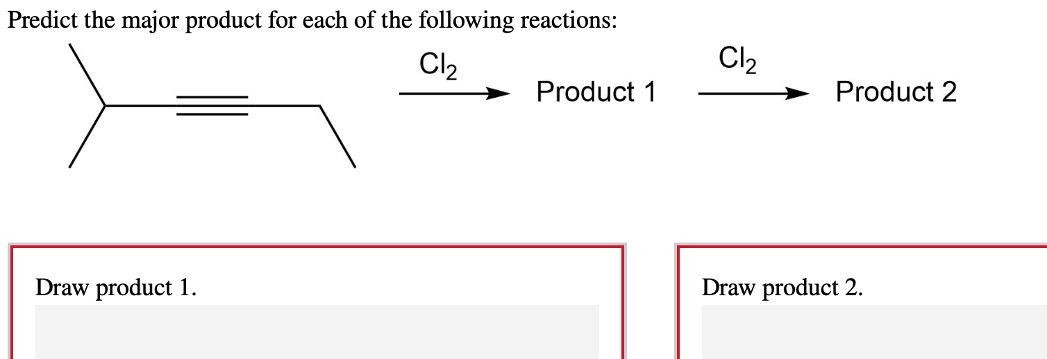 Solved Predict The Major Product For Each Of The Following 4134