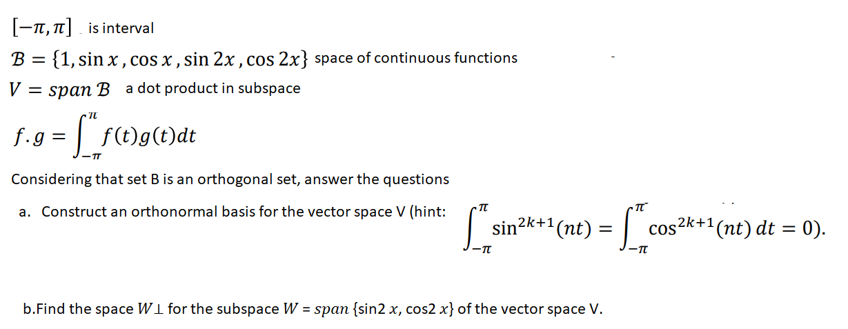 Solved 1 7 Is Interval B 1 Sin X Cos X Sin 2x Chegg Com