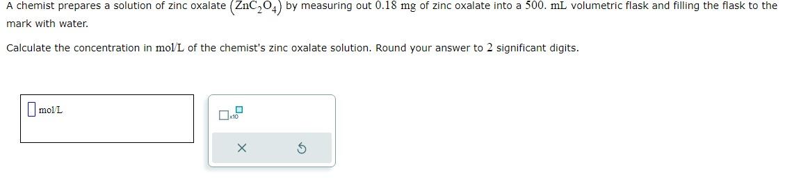 Solved A chemist adds 305.0 mL of a 6.7 mol/L silver nitrate | Chegg.com