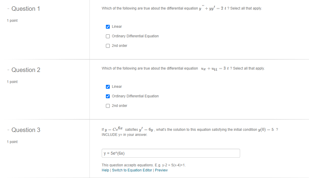 Solved Question 1 Which of the following are true about the | Chegg.com