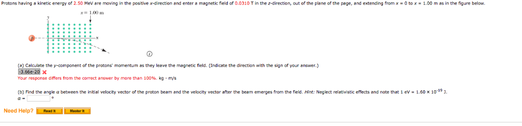 solved-protons-having-a-kinetic-energy-of-2-50-mev-ere-mo-ng-chegg