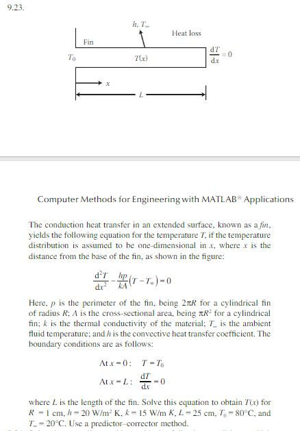 Solved Problem 9.23: Reduce the given second-order ODE to | Chegg.com