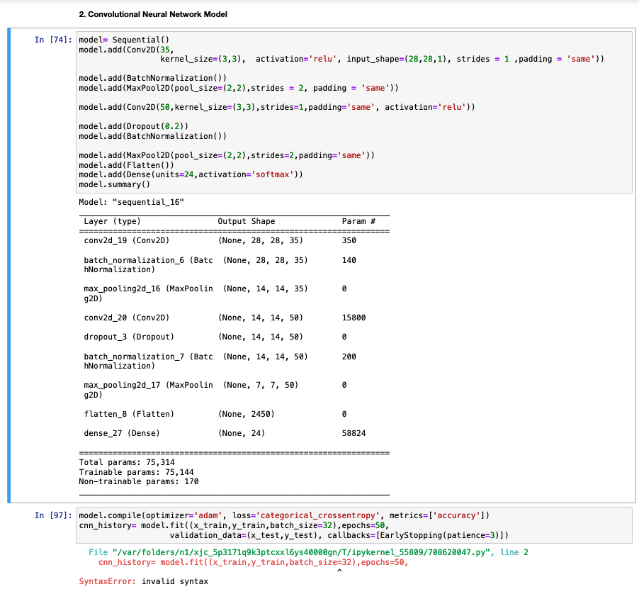 Model: "sequential_16" Trainable params: 75,144 | Chegg.com