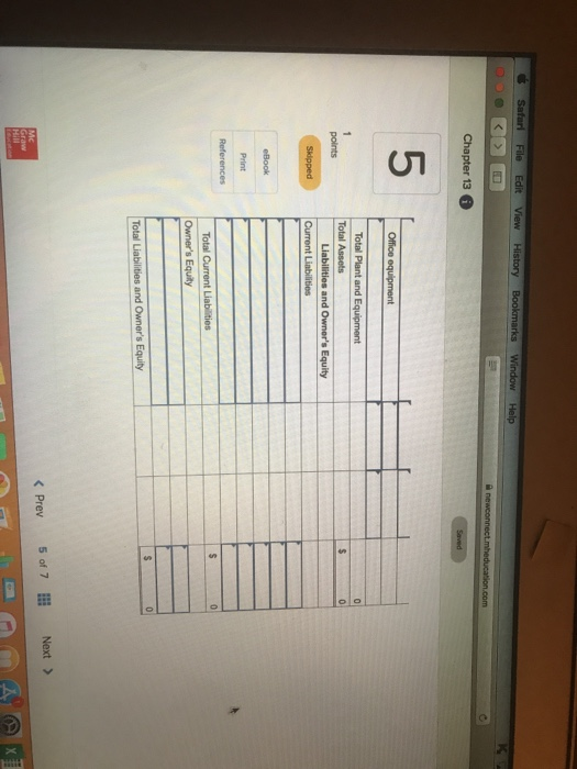 Solved Help Save 5 Exercise 13.5 Preparing a classified | Chegg.com