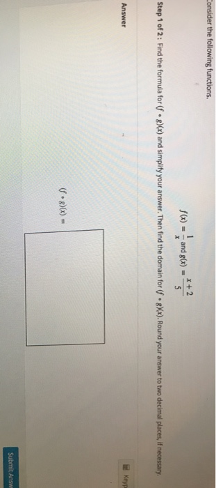 Solved Onsider The Following Functions Fx And Simplify 3626