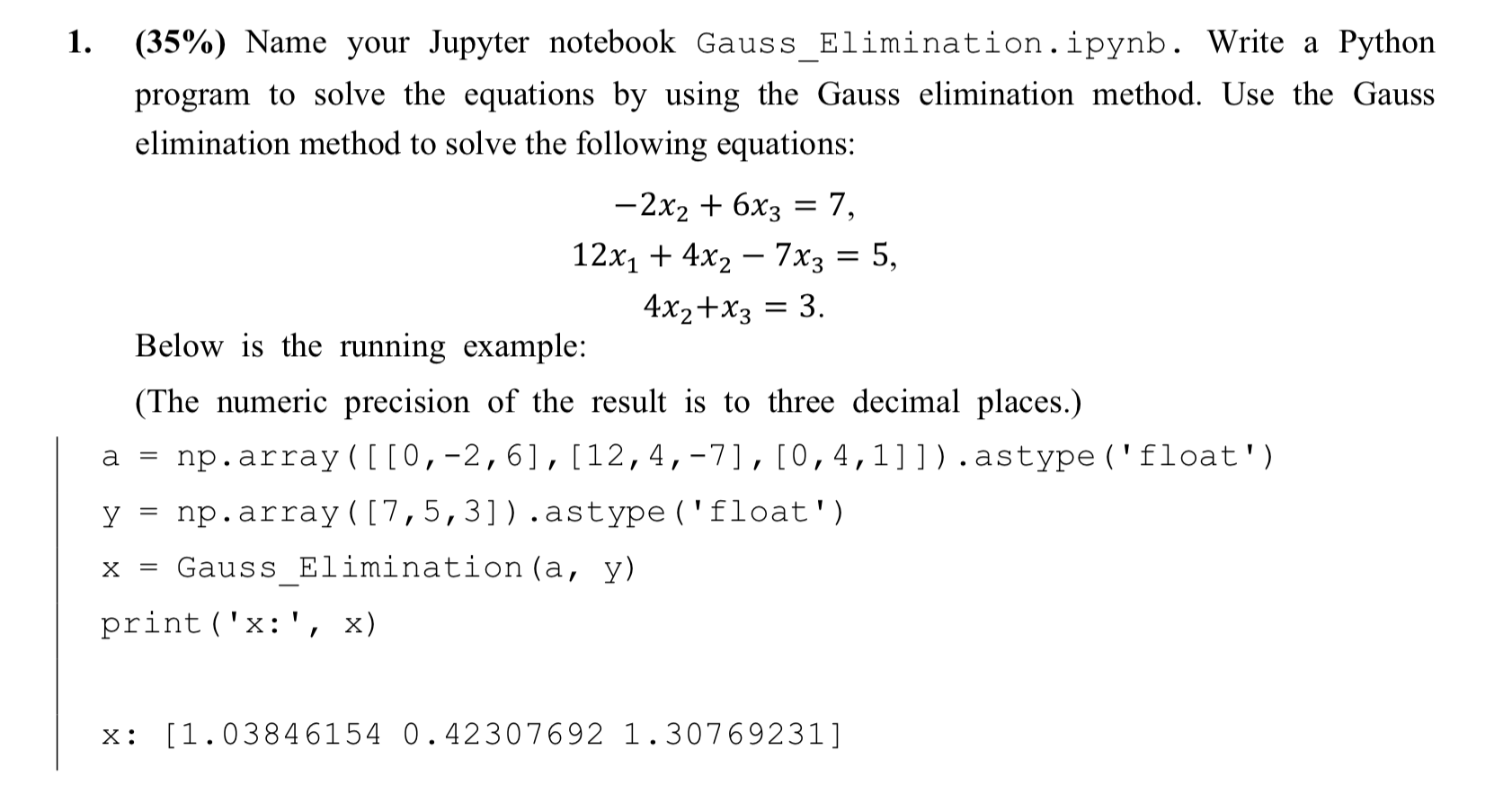 Solved Hello! Please help me answer the attached numerical | Chegg.com