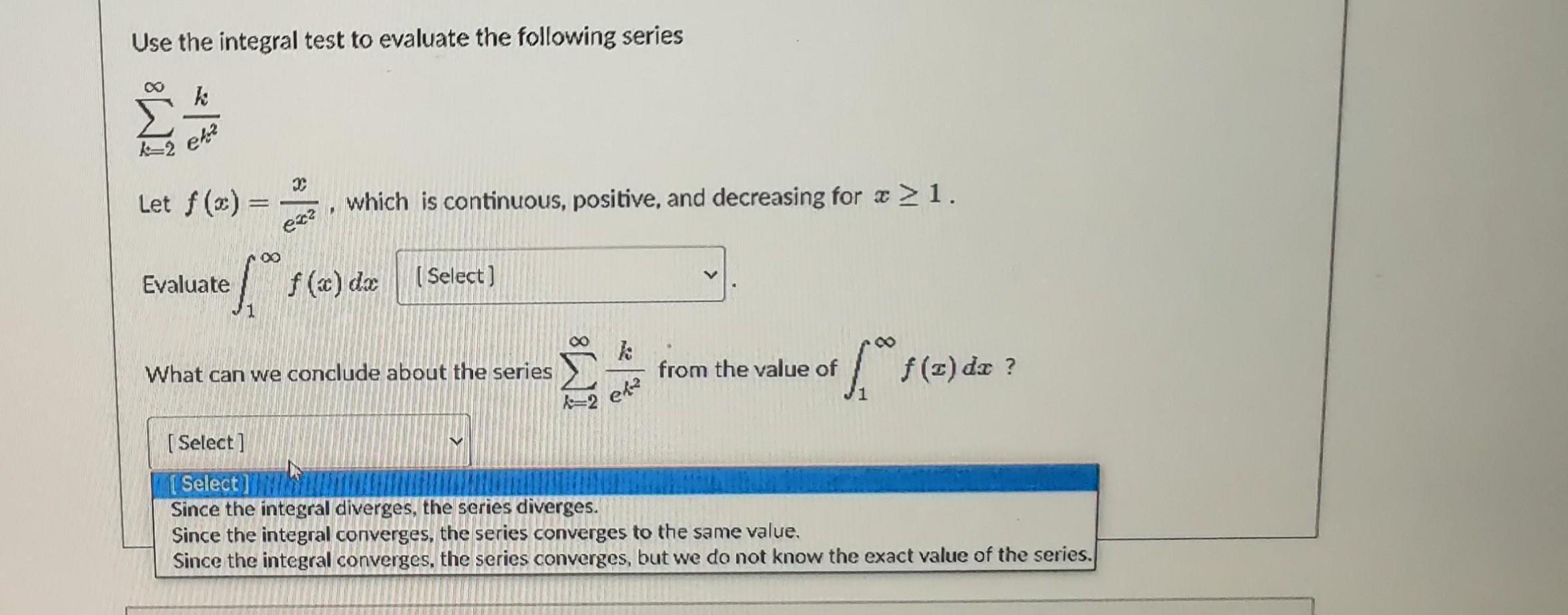 Solved o Question 10 10 pts Use the integral test to | Chegg.com