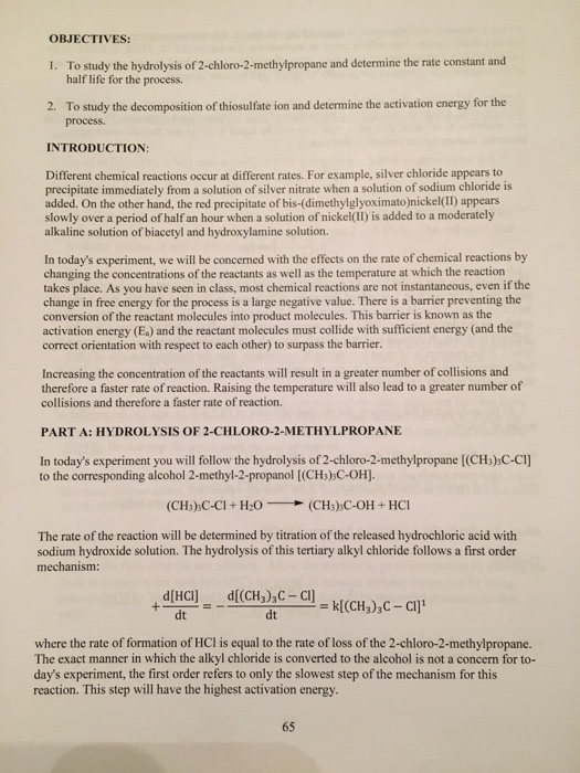 Solved The hydrolysis of 1-chloro-1-phenylethane in 50% | Chegg.com