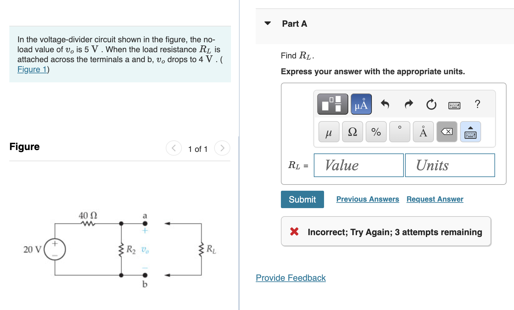 Solved In The Voltage-divider Circuit Shown In The Figure, | Chegg.com