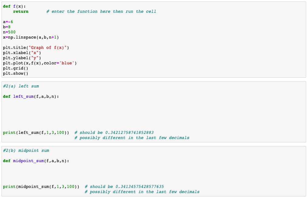 Solved 2. In This Question We Explore Numeric Approximations | Chegg.com