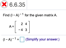 Solved Given the input-output matrix below, find the output | Chegg.com