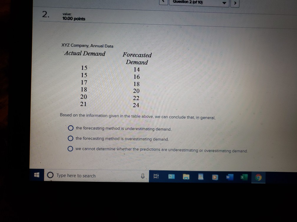 Solved based on the information given in the table above, we | Chegg.com