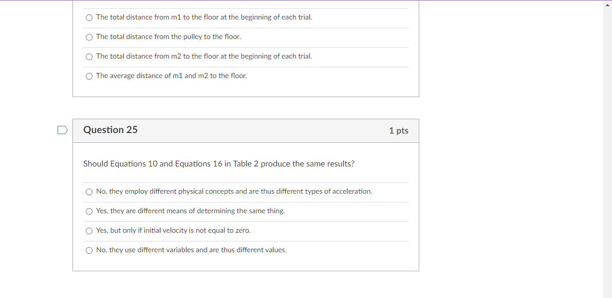 Solved Solving for a: a = (mm2) (m+m2+mp Equation 10