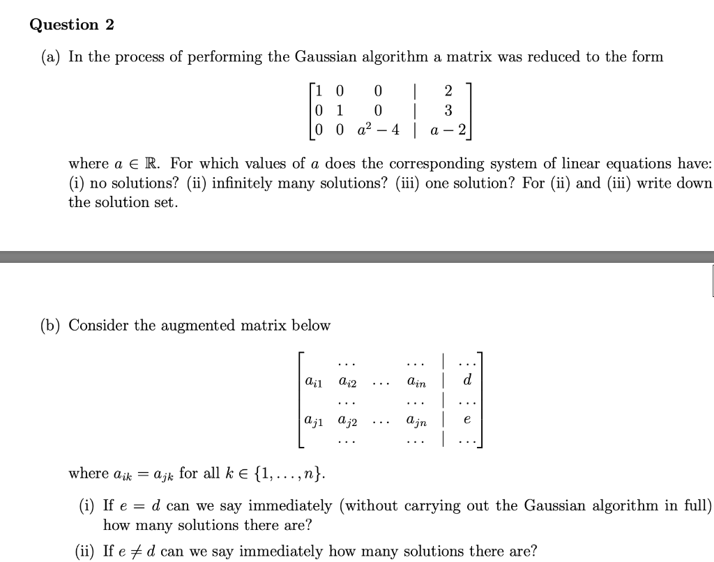 Solved (a) In the process of performing the Gaussian | Chegg.com