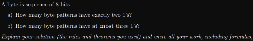 max number 8 byte
