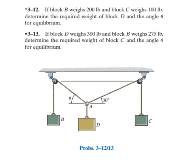 solved-3-12-if-block-b-weighs-200-lb-and-block-c-weighs-chegg