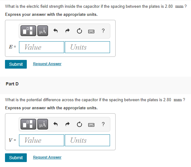 Solved Two 3.00 cm×3.00 cm plates that form a parallel-plate | Chegg.com