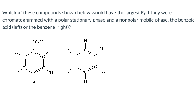 Solved Which of these compounds shown below would have the | Chegg.com