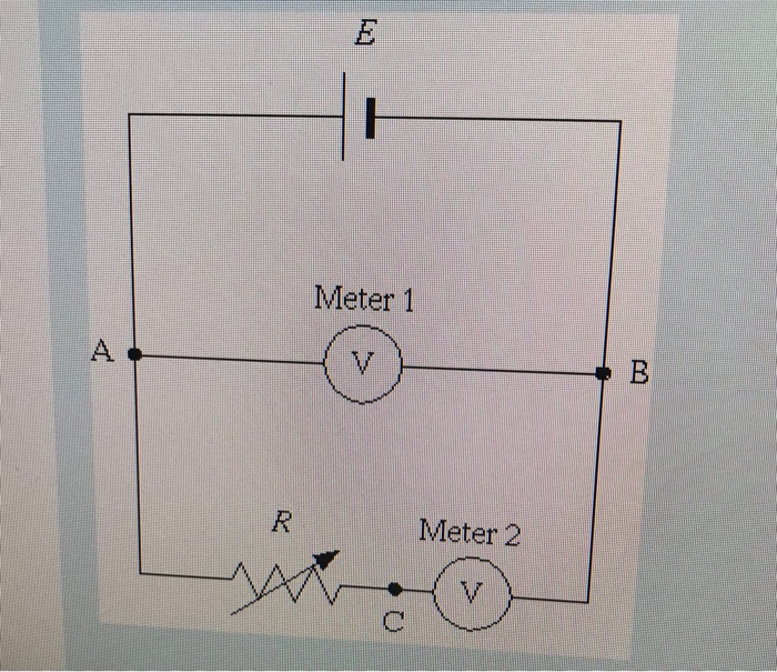 Solved *Internal resistance of voltmeterThe circuit is wired