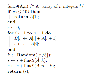 Solved Give the asymptotic running time of each of the | Chegg.com