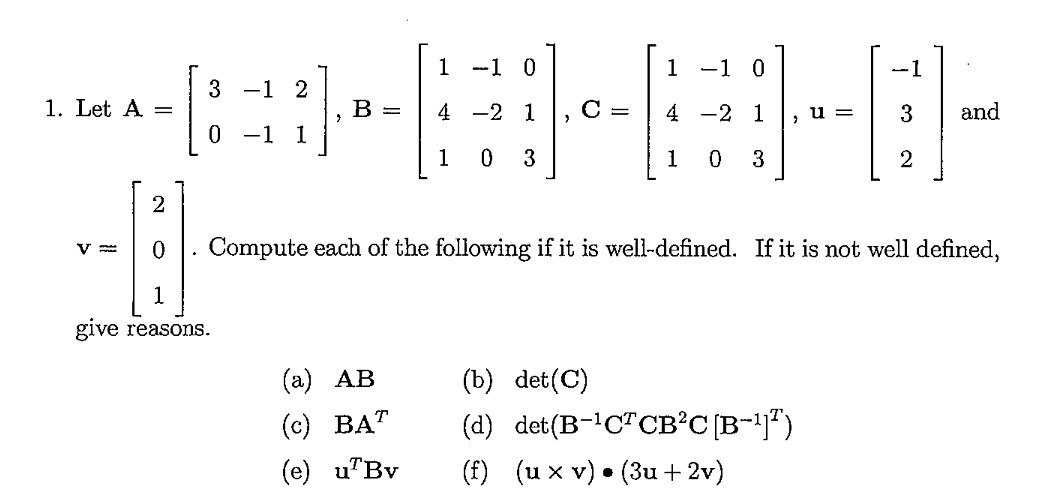 Solved 1. Let | Chegg.com