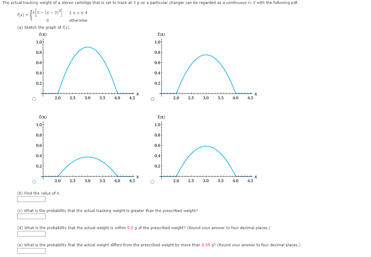 Solved F X {k[1− X−3 2]02≤x≤4 Otherwise A Sketch The