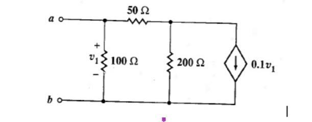 Solved 50 Ω α ο 100 Ω 200 Ω 0.10, bo T | Chegg.com