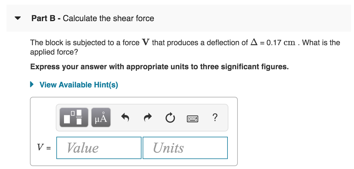Solved The Shear Stress-Strain Diagram 12 of 23 A | Chegg.com