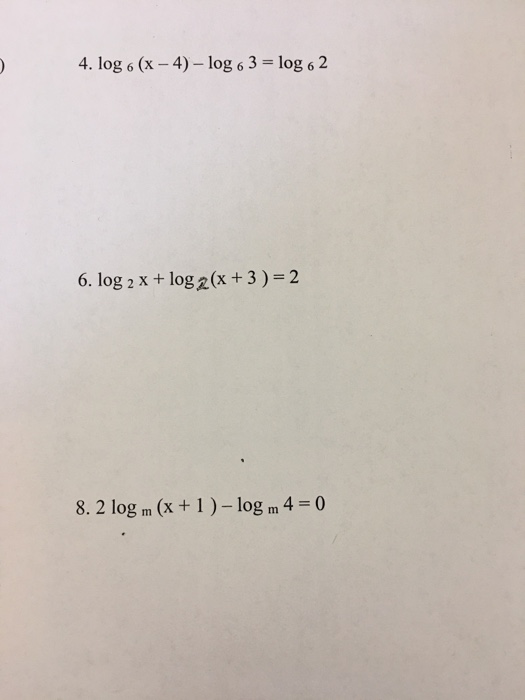 log 3 2x 6 )  log 3 4x − 5 )= 2