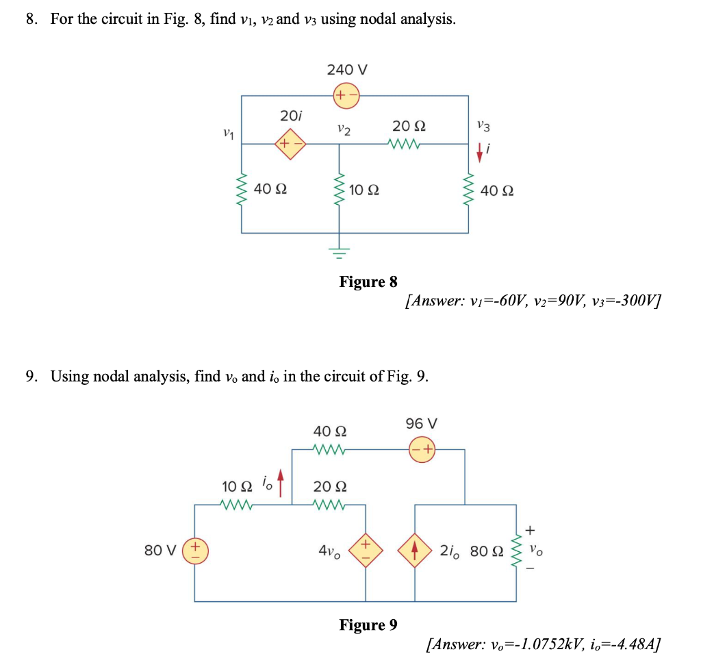 Solved 6 Using Nodal Analysis Find Current I In The