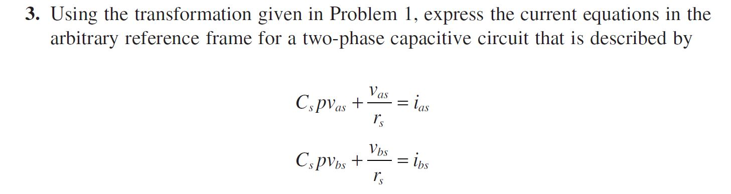 3. Using the transformation given in Problem 1, | Chegg.com