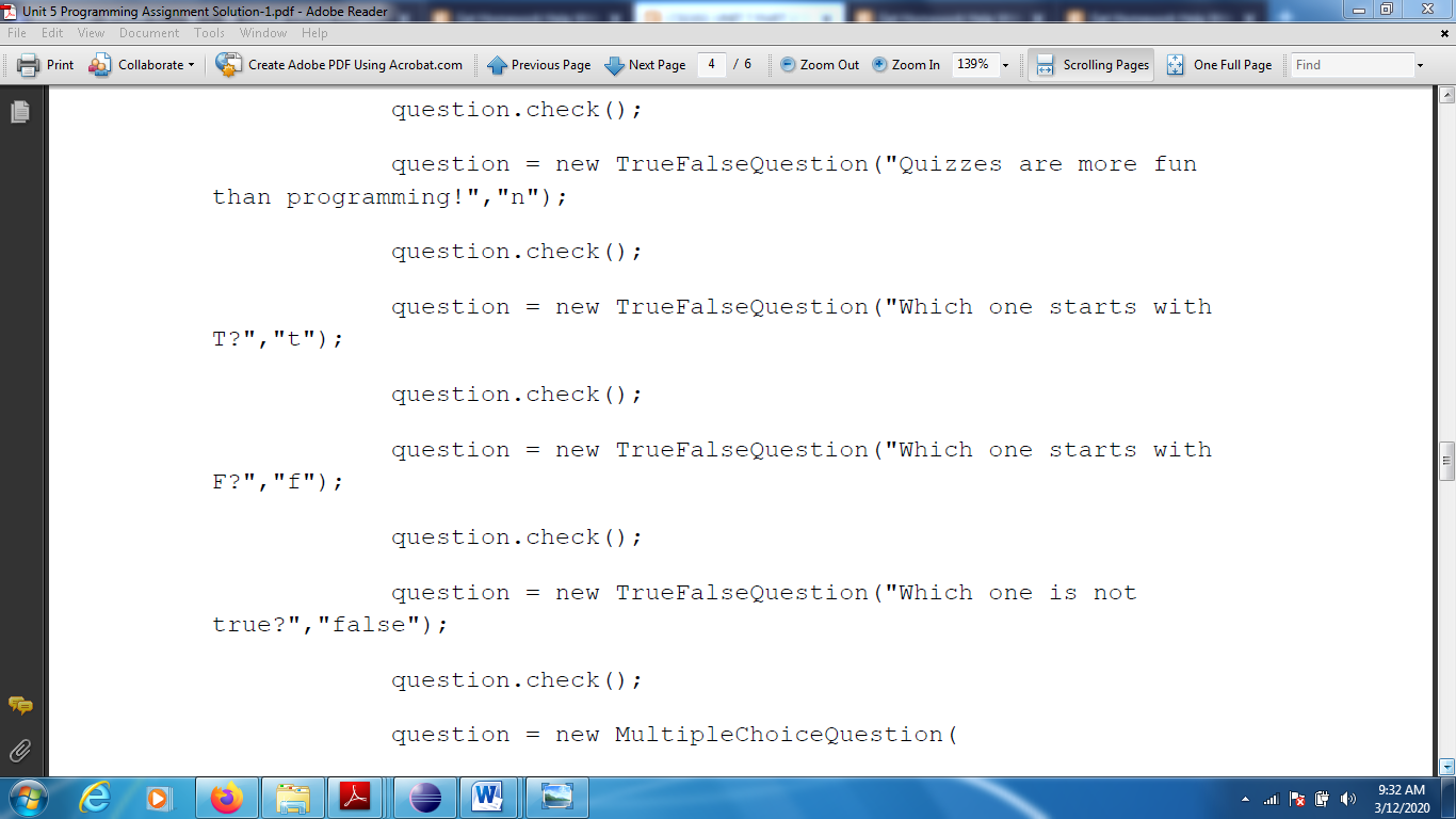 HERE IS THE CODE FOR QUESTION, | Chegg.com