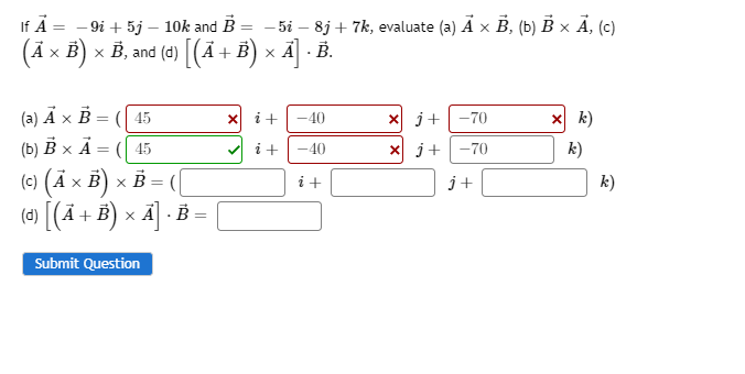 Solved A 5 10k And B 5 3 7k Evaluate A Chegg Com