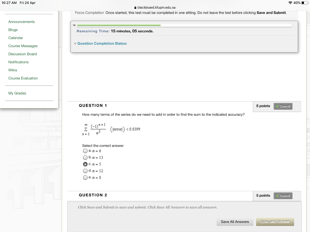 Kfupm blackboard Computer Engineering