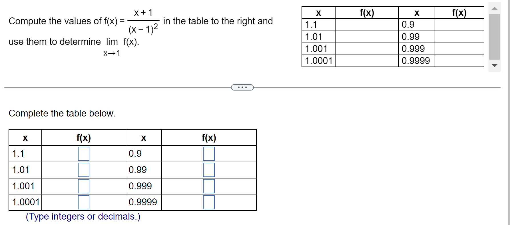 solved-compute-the-values-of-f-x-x-1-2x-1-in-the-table-to-chegg